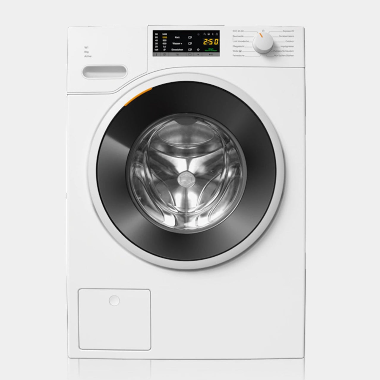 Miele W1 Front-Loader Washing Machine – WWA120 WCS (8 kg, Lotus White)